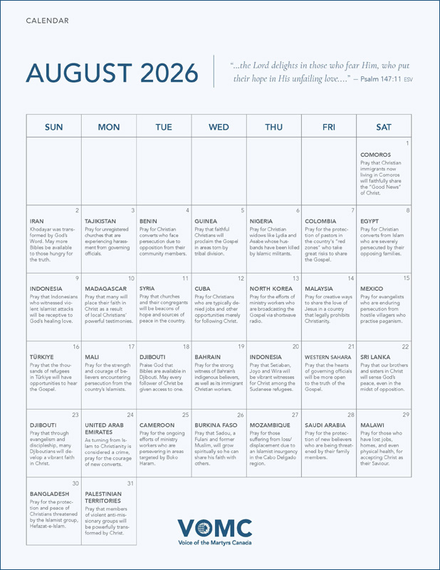 Aug 2026 Calendar
