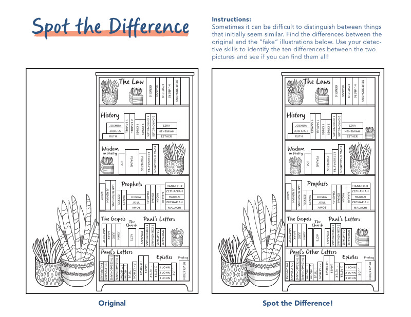 Bible - Spot the Difference