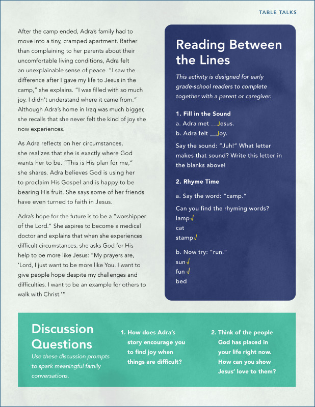 Iraq - Reading Between the Lines Answer Key