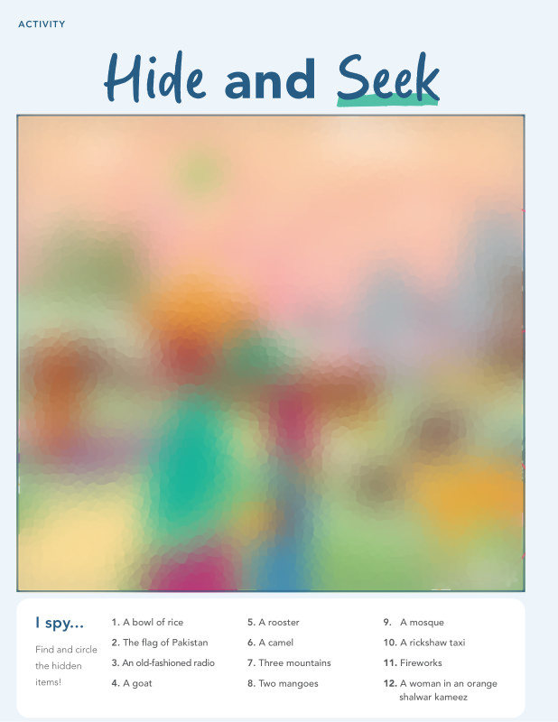 Pakistan - Hide and Seek - Answer Key