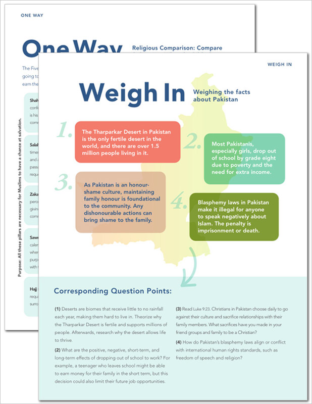 Pakistan - Weigh In One Way