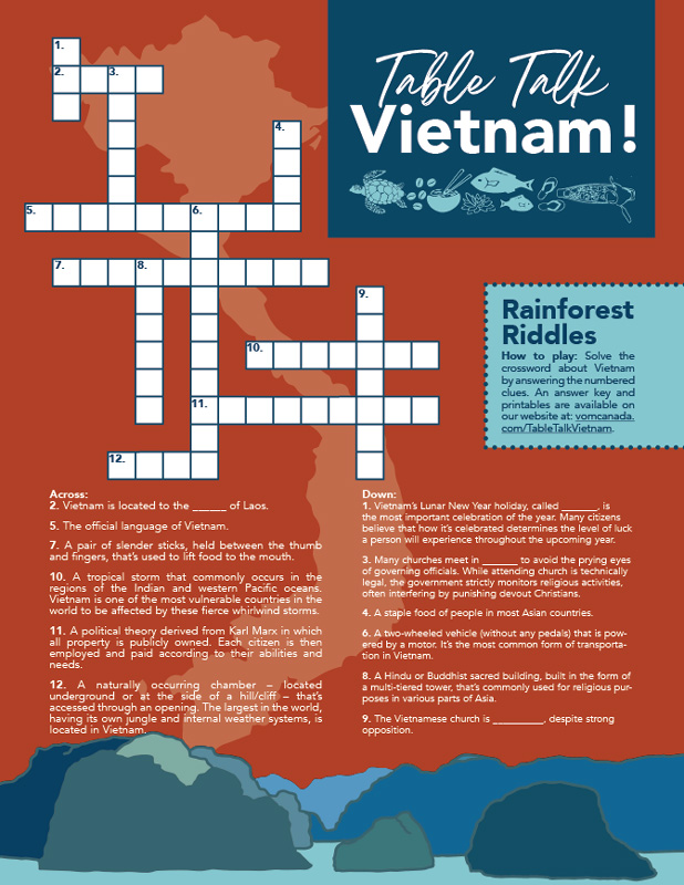 Vietnam - Rainforest Riddles