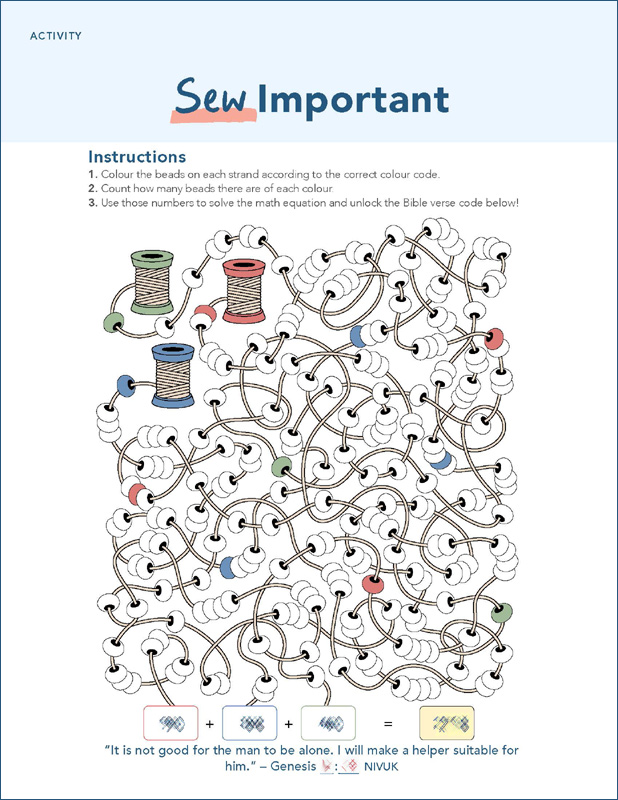 Women - Sew Important - Answer Key